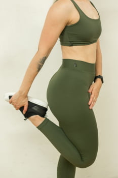 Legging Bruna Verde Militar 